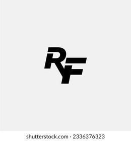 RF initial letter monogram logo