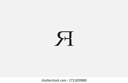 RF letter logo. Unique attractive creative modern initial RF or FR initial based letter icon logo