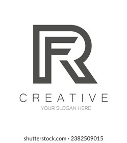 RF logo Design. Letter Logo Design. Monogram Letter logo design
