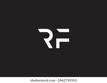 RF logo desing and monogram logo