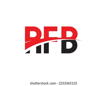 RFB Letter Initial Logo Design Vector Illustration