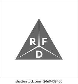 RFD letter logo design on white background. Creative  modern RFD letter logo design. Vector design.
Letters RFD, RFD logo  vector template.