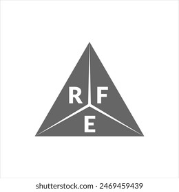 RFE letter logo design on white background. Creative  modern RFE letter logo design. Vector design.
Letters RFE, RFE logo  vector template.