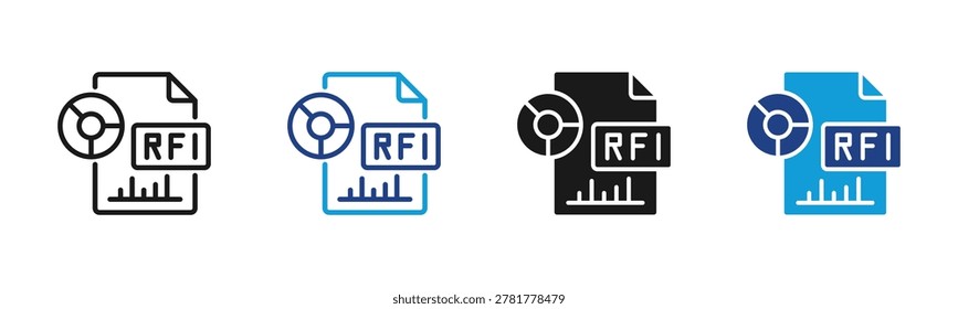 Rfi Web icon with multiple style collection