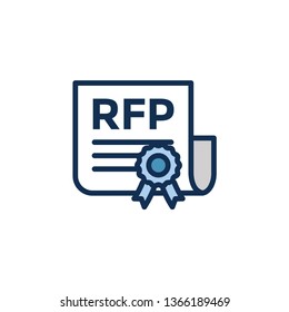 RFP Icon - request for proposal concept - idea
