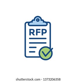 RFP Icon - Request For Proposal Concept - Idea