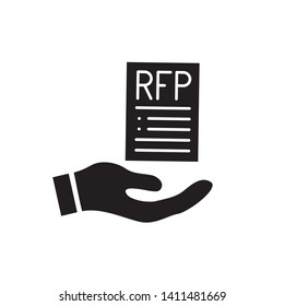 RFP Icon - Request For Proposal Concept / Idea