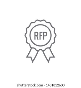 RFP Icon - Request For Proposal Concept / Idea