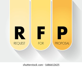 RFP - Acrónimo de Solicitud de Propuesta, contexto del concepto de negocio