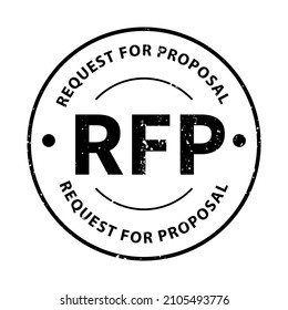 RFP - Request For Proposal acronym, business concept background
