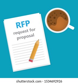 RFP; Request For Proposal concept- vector illustration