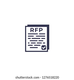 RFP vector icon