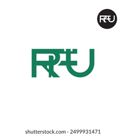 RFU Logo Letter Monogram Design