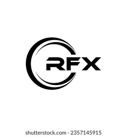 RFX Logo Design, Inspiration for a Unique Identity. Modern Elegance and Creative Design. Watermark Your Success with the Striking this Logo.