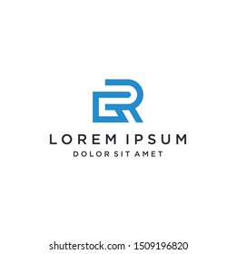 RG / GR Logo Monogram Icon Vector Template Symbol