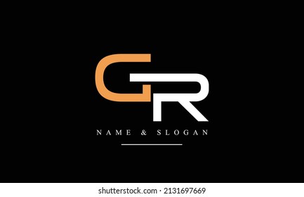 RG, GR, R, G abstract letters logo monogram