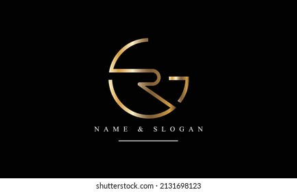 RG, GR, R, G abstract letters logo monogram