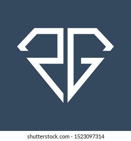 RG Initial Elegant Jewelry Logo Template