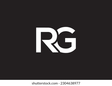 RG initial letter logo design and company logo