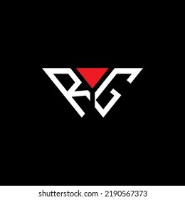 RG letter logo creative design with vector graphic, RG simple and modern logo.