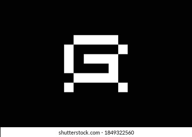 RG letter logo design on luxury background. GR monogram initials letter logo concept. RG icon design. GR elegant and Professional white color letter icon design on black background. G R GR RG