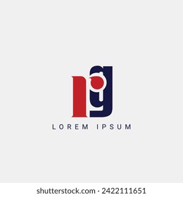 RG letter logo design. RG polygon, circle, triangle, hexagon, flat and simple style with white color variation letter logo set in one artboard. RG minimalist and classic logo. RG