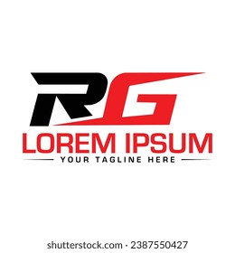 RG Letter Logo Design Unique and Modern Logo Design