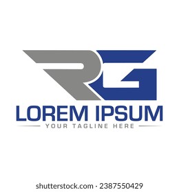 RG Letter Logo Design Unique and Modern Logo Design