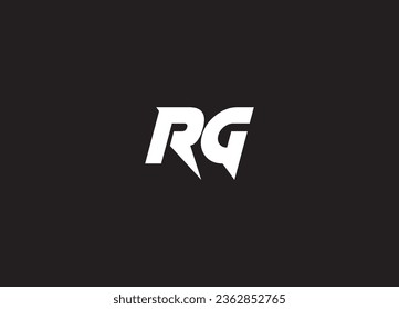 RG letter logo and initial logo design