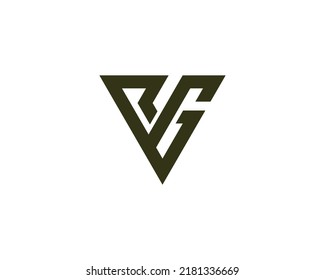 Rg Logo Design Vector Template Stock Vector (Royalty Free) 2181336669 ...