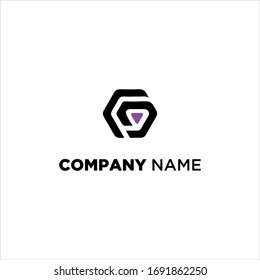 RG Logo or GR Logo Monogram Icon Vector Symbol Template
