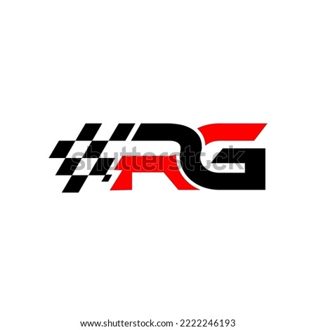 RG logo initial letter design template vector with Automotive  the logo [[stock_photo]] © 