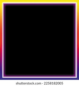 RGB and black background vector design