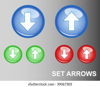 RGB Button Arrows (Upload/Download)