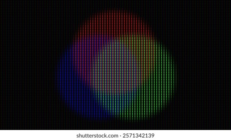 RGB and CMYK Color Mixing Circles Diagram. Colored Vector Illustration. Circular Colors Spectrum Mix Graph Isolated on White Background.