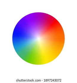 RGB color wheel spectrum selector picker  RGB palette logo  Color rainbow diagram circle