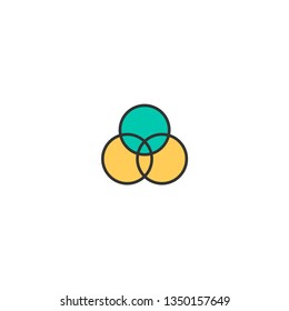 Rgb icon design. Marketing icon vector illustration