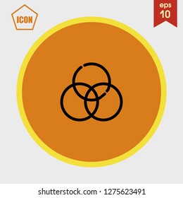 RGB icon vector