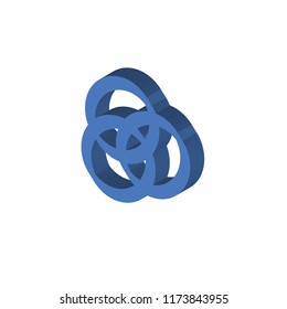 Rgb isometric left top view 3D icon