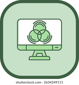 Diseño De Icono De Vector De Línea Rgb