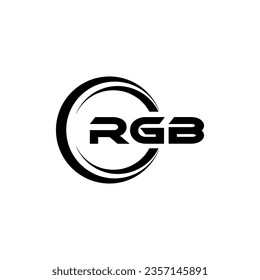 RGB Logo Design, Inspiration for a Unique Identity. Modern Elegance and Creative Design. Watermark Your Success with the Striking this Logo.