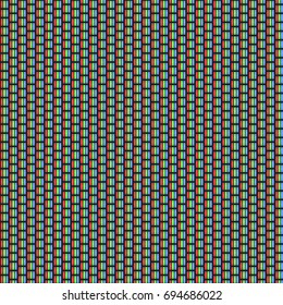 RGB pixels seamless pattern. Analog TV Screen Close Up pattern. And also includes EPS 10 vector