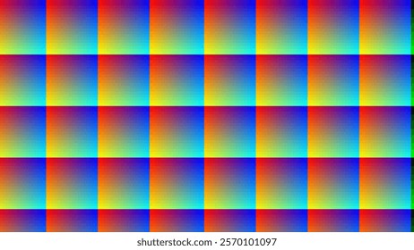 RGB Screen Dots Pattern. Analog Display Television. Close Up Screen Texture. Macro of LCD Computer Screen Displaying Pure RGB Pixels. Red Green Blue LED Panel. Vector Illustration.