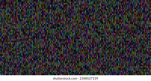 RGB Screen Dots Seamless Pattern. Analog Display Television. Close Up Screen Texture. Macro of LCD Computer Screen Displaying Pure RGB Pixels. Red Green Blue LED Panel. Vector Illustration.