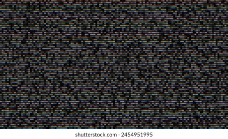 RGB Screen Dots Seamless Pattern. Analog Display Television. Close Up Screen Texture. Macro of LCD Computer Screen Displaying Pure RGB Pixels. Red Green Blue LED Panel. Vector Illustration.