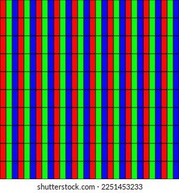 RGB Seamless pattern with multicolored squares. Vector illustration.