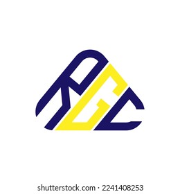 RGC letter logo creative design with vector graphic, RGC simple and modern logo.