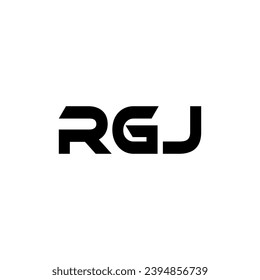 RGJ Letter Logo Design, Inspiration for a Unique Identity. Modern Elegance and Creative Design. Watermark Your Success with the Striking this Logo.