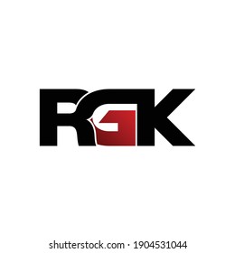 Rgk Letter Monogram Logo Design Vector Stock Vector (Royalty Free ...