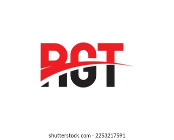 RGT Letter Initial Logo Design Vector Illustration